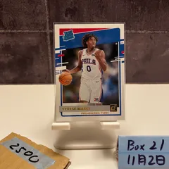 2020-21 Panini Donruss Tyrese Maxey Philadelphia 76ers Rated Rookie カード