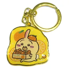 【中古】キーホルダー うさぎ(みかん) ダイカットキーホルダー 「ちいかわ なんか小さくてかわいいやつ」 和歌山限定