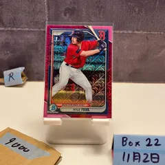 2024 Topps Bowman Chrome Kyle Teel Boston Red Sox Pink Mojo Refractor カード