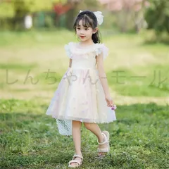 【新品?未使用】子供 ドレス ピアノ 発表会 キッズ ドレス フォーマル ワンピース 女の子 白子ども 誕生日 パーティー 服 子供ドレス キッ