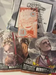 まとめ売り) 僕のヒーローアカデミア ヒロアカ 原画展 ホークス 缶バッジ アクリルバッジ スタンド