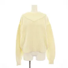 ビームスハート BEAMS HEART 編み地切替 Vネック プルオーバー 43-15-0985-928 ニット セーター 長袖 ウール混 白 ホワイト /KU ■MT