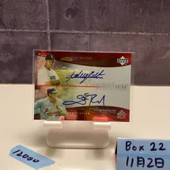 2005 Upper Deck Adrian Beltre Scott Rolen 14/99 直筆サインカード Seattle Mariners St. Louis Cardinals Dual Signature Reflections カード