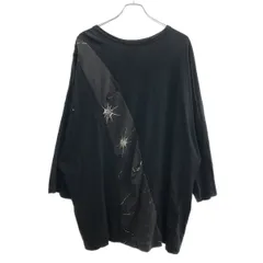 B Yohji Yamamoto ビー ヨウジヤマモト 19SS スリットスパイダー カットソー NH-T73-085 ブラック 2のサムネイル