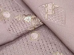 着物リメイク中国三大刺繍 スワトウ刺繍正絹 ワンピースかめいみよこ様お取り置き❣️ 着物リメイク中国三大刺繍 スワトウ刺繍正絹 ワンピースかめいみよこ様