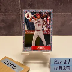 2022 Topps Mike Trout Los Angeles Angels 桜さくら Cherry Blossom カード