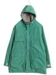 【お得なクーポン配布中!】 90s USA製 ランズエンド ウールリッチ マウンテンパーカー ジャケット メンズ M オールド マンパ ウール チェック ライナー付き ジャンパー