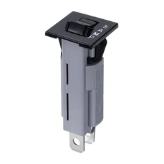 uxcell サーマルサーキットブレーカー 125/250VAC 32VDC 5A マニュアル再起動電動ボタンブレーカー 過負荷保護装置 電気機器用