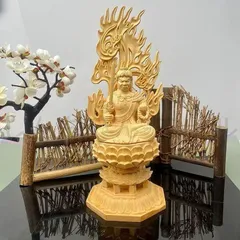 【修縁堂】精密細工　極上品　仏教工芸 不動明王 不動明王 仏像 彩金 彩繪 金箔 修縁堂】精密細工 極上品 仏教工芸 不動明王 不動明王 仏像 彩金 彩繪