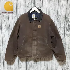 【size L】USA製 Carhartt トラディショナルジャケット ダークブラウン 旧型 Traditional Jacket Dark Brown J22DKB