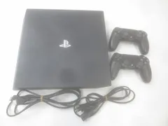  訳あり ゲーム プレイステーション4 PS4本体 CUH-7000B ジェットブラック 動作品 周辺機器付き
