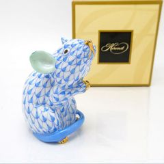 ヘレンドねずみフィギュリン ゴールド - メルカリ