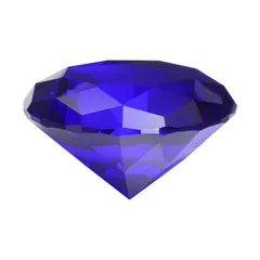 uxcell クリア水晶ダイヤモンドペーパーウェイト 60mm（2.4インチ）人工ダイヤモンド輝く水晶宝石ジェムズペーパーウェイト誕生日ギフトパーティーウェディングホーム用（ダークブルー）