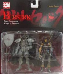 [중고] 피규어 검은 검사(가츠) & 髑髏의 기사 Black Swordsman & Knight of Skeleton [베르세르크]