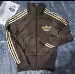 ブラウン adidas ジャージ