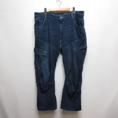 フィールドコア FieldCore ワークマン 4D 冷感 アイス デニム カーゴ パンツ 4L インディゴ CS004 ストレッチ ジッパーフライ