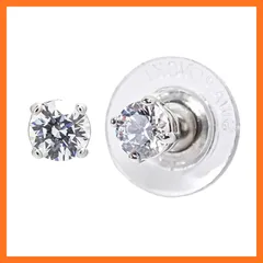 【新品】 スワロフスキー SWAROVSKI ピアス レディース Attract アトラクト スタッドピアス ラウンドカット シルバー クリア 5408436 [並行輸入品] 1