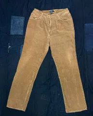 ポロラルフローレン ワンタック 5ポケット コーデュロイ パンツ 34