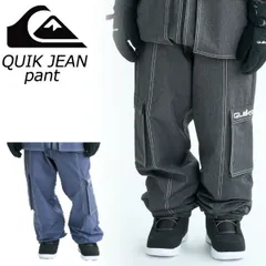 25-26 QUIKSILVER/クイックシルバー QUIK JEAN pant メンズ レディース 防水パンツ スノーボードウェア スノーウェアー 2026
