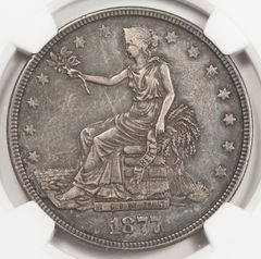 1878年 英国 ヴィクトリア女王 1/2クラウン銀貨 NGC鑑定済みMS63