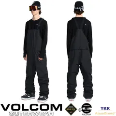 25-26 VOLCOM/ボルコム RAIN GORE-TEX BIB overall メンズ レディース 防水ビブパンツ ゴアテックス スノーボードウェア スノーウェアー 2026