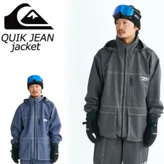 25-26 QUIKSILVER/クイックシルバー QUIK JEAN jacket メンズ レディース 防水ジャケット スノーボードウェア スノーウェアー 2026