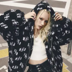 GGラメボアBIGブルゾン GYDA ジェイダ 072560234901 gyda レディース