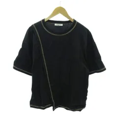 フリークスストア FREAKS STORE 美品 Tシャツ 無地 コットン 半袖 F 黒 ブラック 1221 ■YHS7