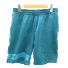 アンダーアーマー UNDER ARMOUR ショートパンツ イージー ロゴ プリント L 緑 グリーン系 1221 ■YHS7