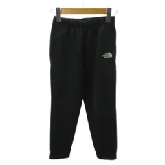 ザノースフェイス THE NORTH FACE イージーパンツ ストレート ロゴ プリント 120 黒 ブラック NBJ82012 1224 ■YHS11