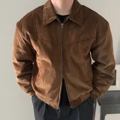 コーデュロイ メンズ 冬 ダウン ジャケット アウター