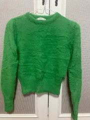 ザラ 緑 ニット