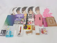  中古品 嵐 櫻井翔 グループグッズ 他 トートバッグ ペンライト うちわ 等 グッズセット