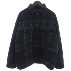 ペンドルトン PENDLETON 裏キルト チェック ジャケット カバーオール 中綿 ネイビー系 Mのサムネイル