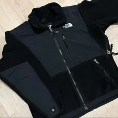 THE NORTH FACE ザノースフェイス 海外モデル ブラック デナリ フリース ジャケット(帽子あり)
