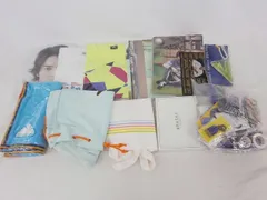  中古品 嵐 松本潤 グッズ 詰合せ 他 トートバッグ クリアファイル Tシャツ タオル 等 グッズセット