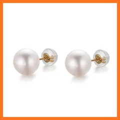 【新品】 [KOKO PEARL JEWELRY] 日本製 アコヤ真珠 ピアス (4.0mm-4.4mm) 真珠 パール レディース 本真珠 18金 ホワイト カジュアル 普段使い supe18k-40 1
