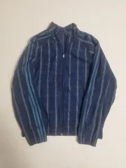 アディダス ネイビ CHECK 3本線 トラック ジャケット Lサイズ