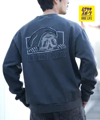 【ムラスポ公式】新品 LURKING CLASS ラーキングクラス トレーナー スウェット メンズ クルーネック バックプリント 裏起毛 ST25FUM06