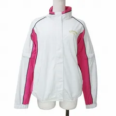キャロウェイ CALLAWAY X SERIES 2WAY ウインドブレーカー ゴルフ ウエア ジャケット 半袖 ナイロン 裏メッシュ ジップアップ スタンドカラー ロゴ刺繡 M ホワイト ピンク ■GY09 X