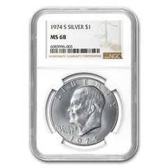 中国 1934年 1ドル銀貨 ジャンク LM-110 Y-345 孫文 NGC MS62 UNC #2