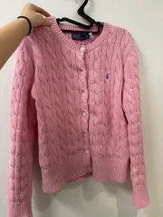 ポロラルフローレン コットン クルーネック カーディガン