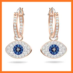 【新品】 【スワロフスキー】Swarovski Symbolic Evil Eye フープピアス 0