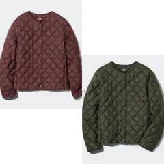 UNIQLO ユニクロ パフテックキルティングジャケット ウォームパデッド キルティング パフテック ダウンジャケット ダウン オリーブ カーキ ワイン ボルト S M L