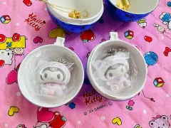 サンリオ ラテくま シークレット オーナメント フロッキー キーホルダー