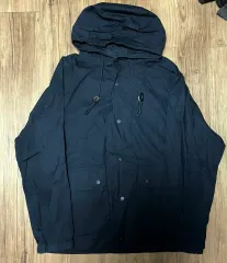 UNIQLO ユニクロ ネイビー コットン ウィンドブレーカー