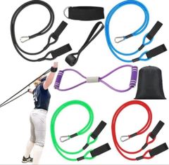 トレーニングチューブ レジスタンスバンド セット 筋トレ 自宅 全身
