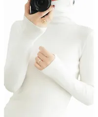 【特価商品】ニット 長袖 秋冬 タイト 冬服 タートルネック トップス カシミヤタッチ 薄手 柔らか レディース 暖かい ハイネックセーター 着心地 細身の方向け おしゃれ Club] オフィス [Dep 冬
