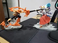 ONE PIECE) 驚愕絶景 エース ヤマト フィギュア