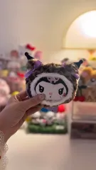 サンリオ クロミ シナモロール マイメロディ レオパード リールパス カード ポーチ キーホルダー